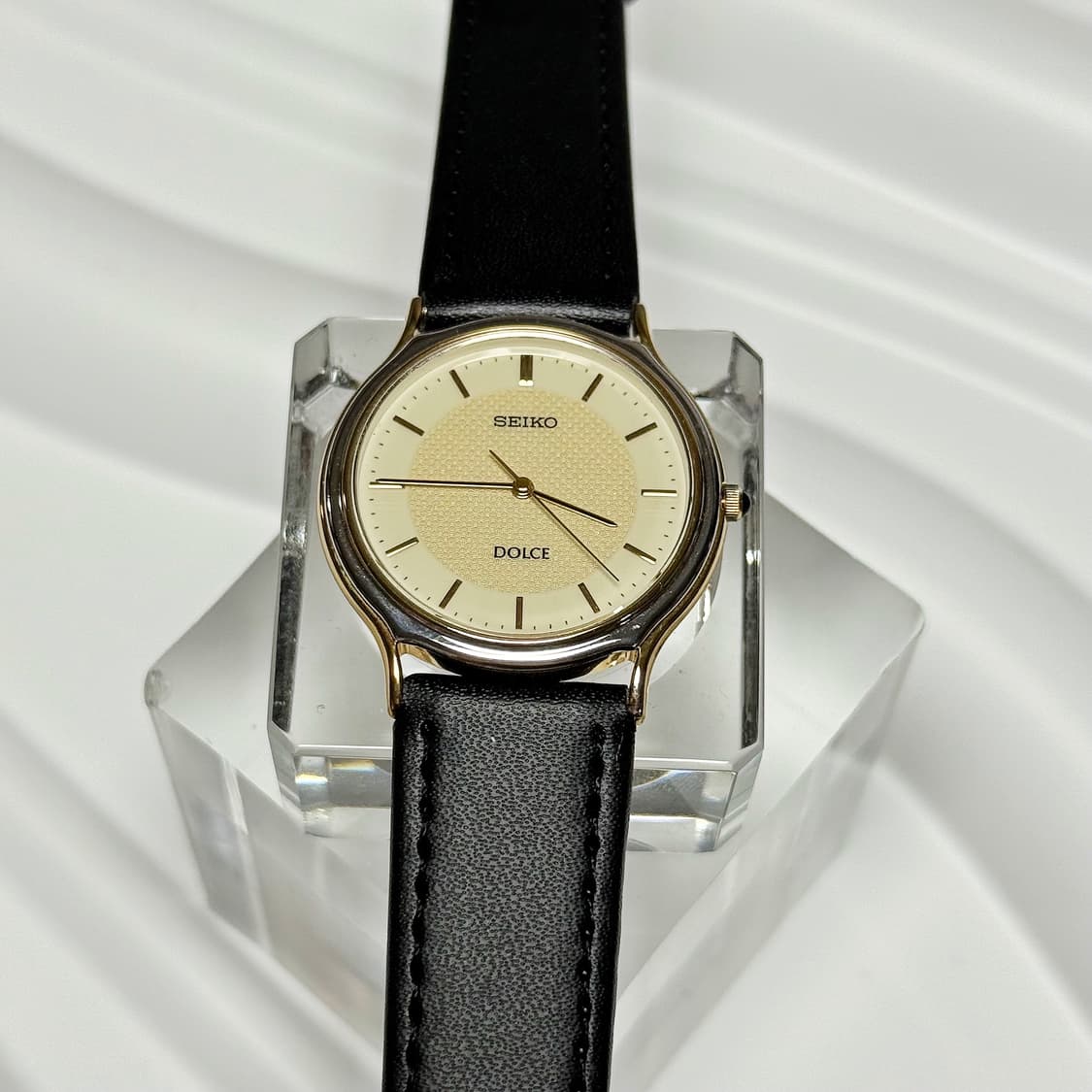 80's90's 세이코 빈티지  돌체 콤비 텍스처 다이얼 워치 상품이미지7