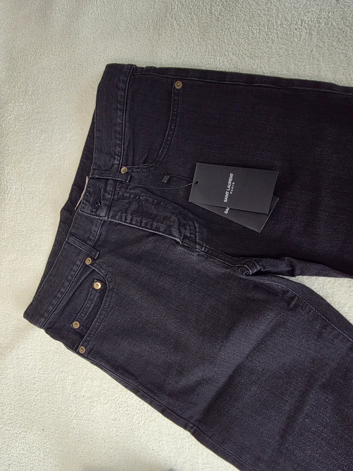 생로랑 무릎 디스진 블랙 새제품 29 /31 상품이미지7