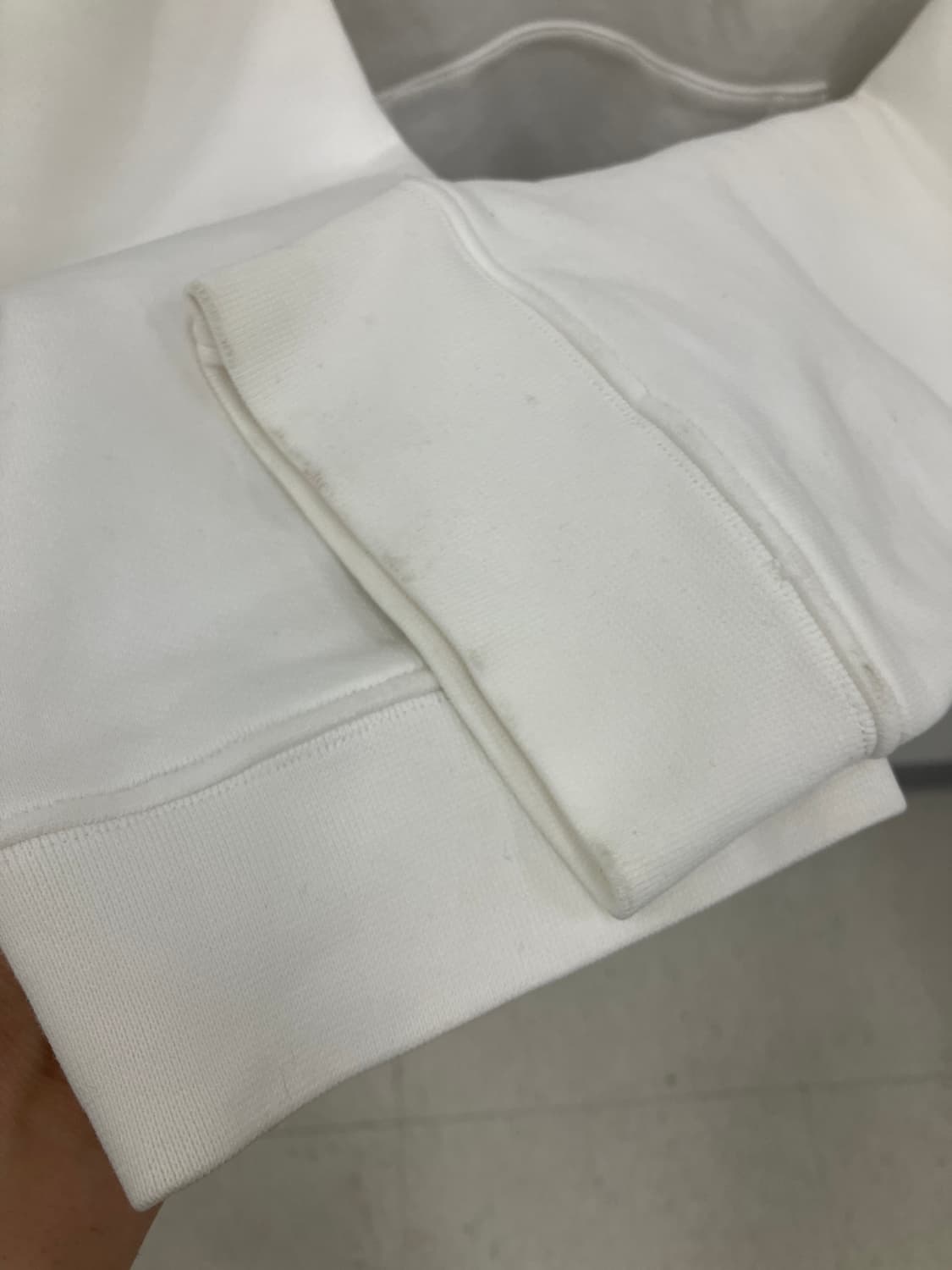 발렌시아가 화이트 백로고 후드티 XS 상품이미지10