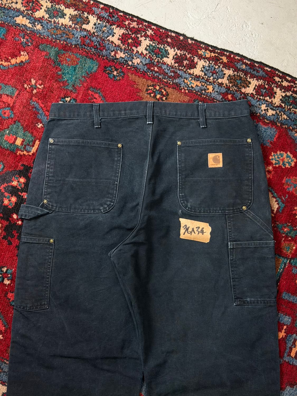 OG 칼하트 B136 더블니 블랙 칼하트 썩블니 카펜터 상품이미지6