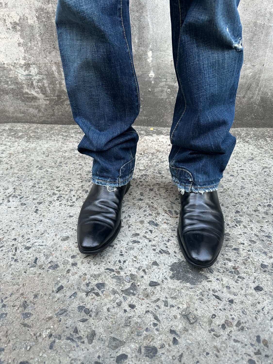 프라다 레더 부츠 상품이미지2