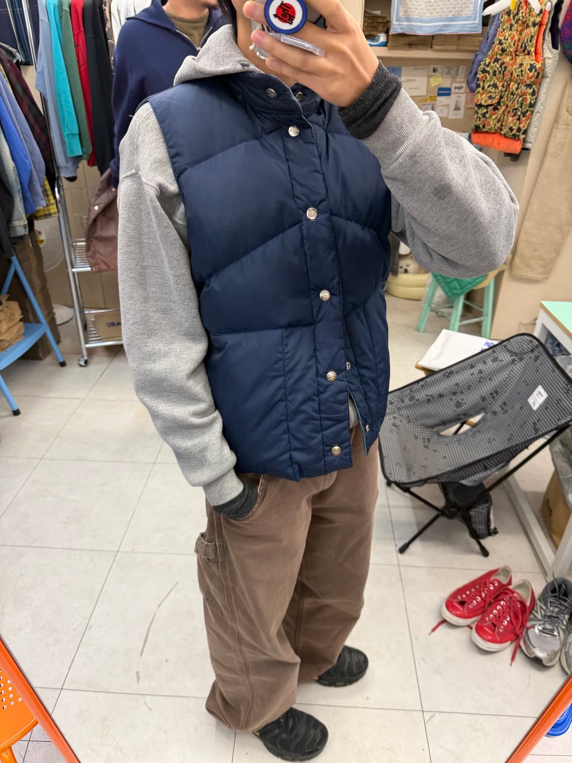 CAMEL down vest 상품이미지6