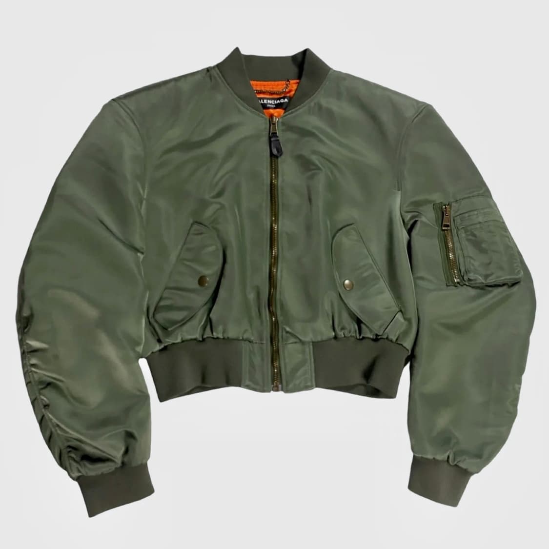 <구매> [L] 발렌시아가 크롭 봄버 자켓 상품이미지1