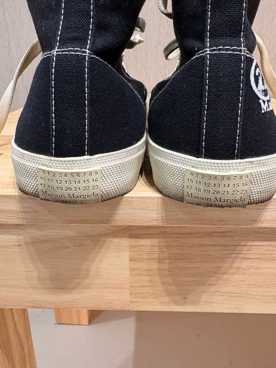 (풀박) 메종 마르지엘라 타비 하이탑 블랙 260팝니다. 상품이미지2