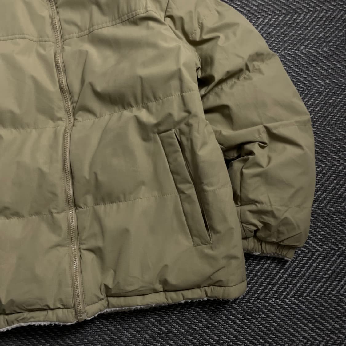 빈티지 리버시블 양털 플리스 오버핏 점퍼 자켓 o 4022 상품이미지2