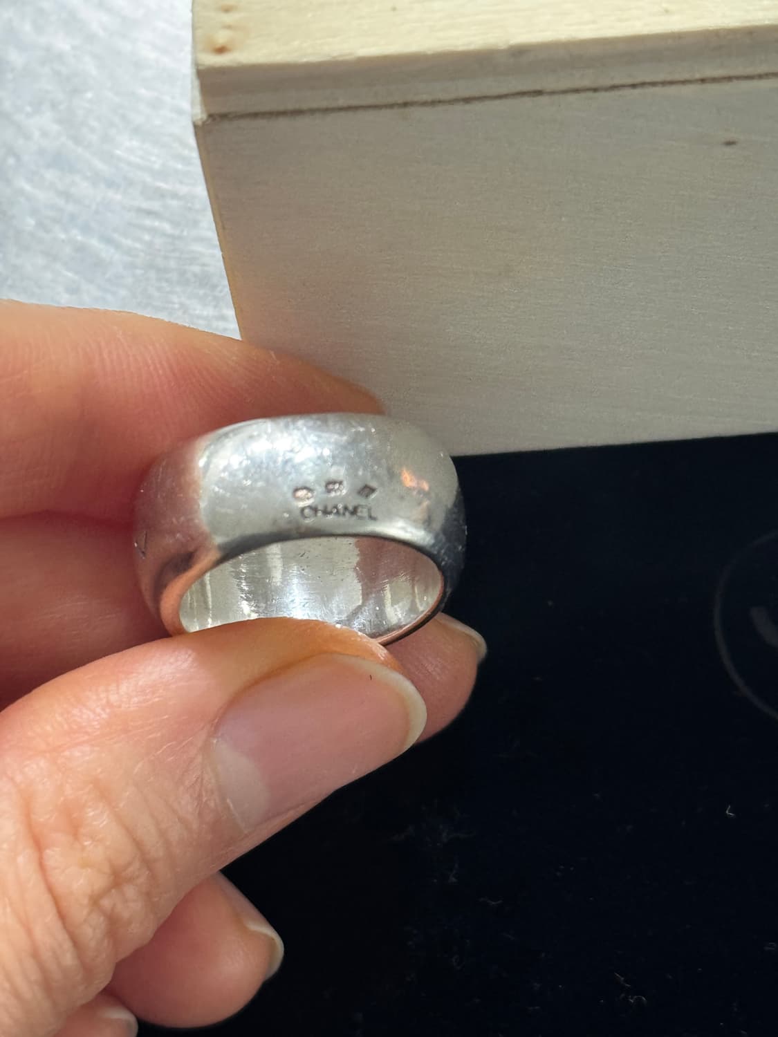 vintage chanel 925 silver ring 상품이미지7