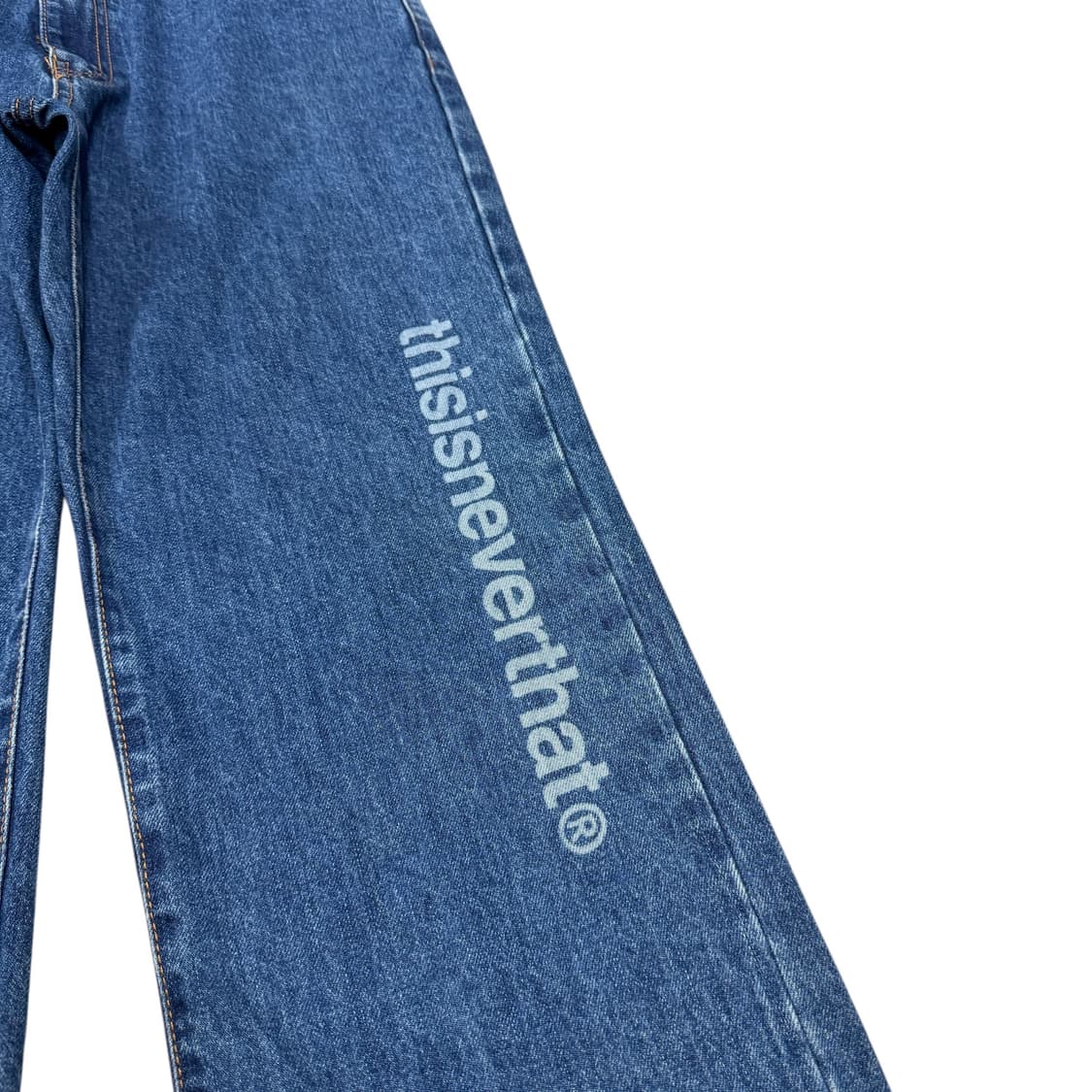 디스이즈네버댓 스펠로고 레귤러 데님 팬츠 바지 L 상품이미지2