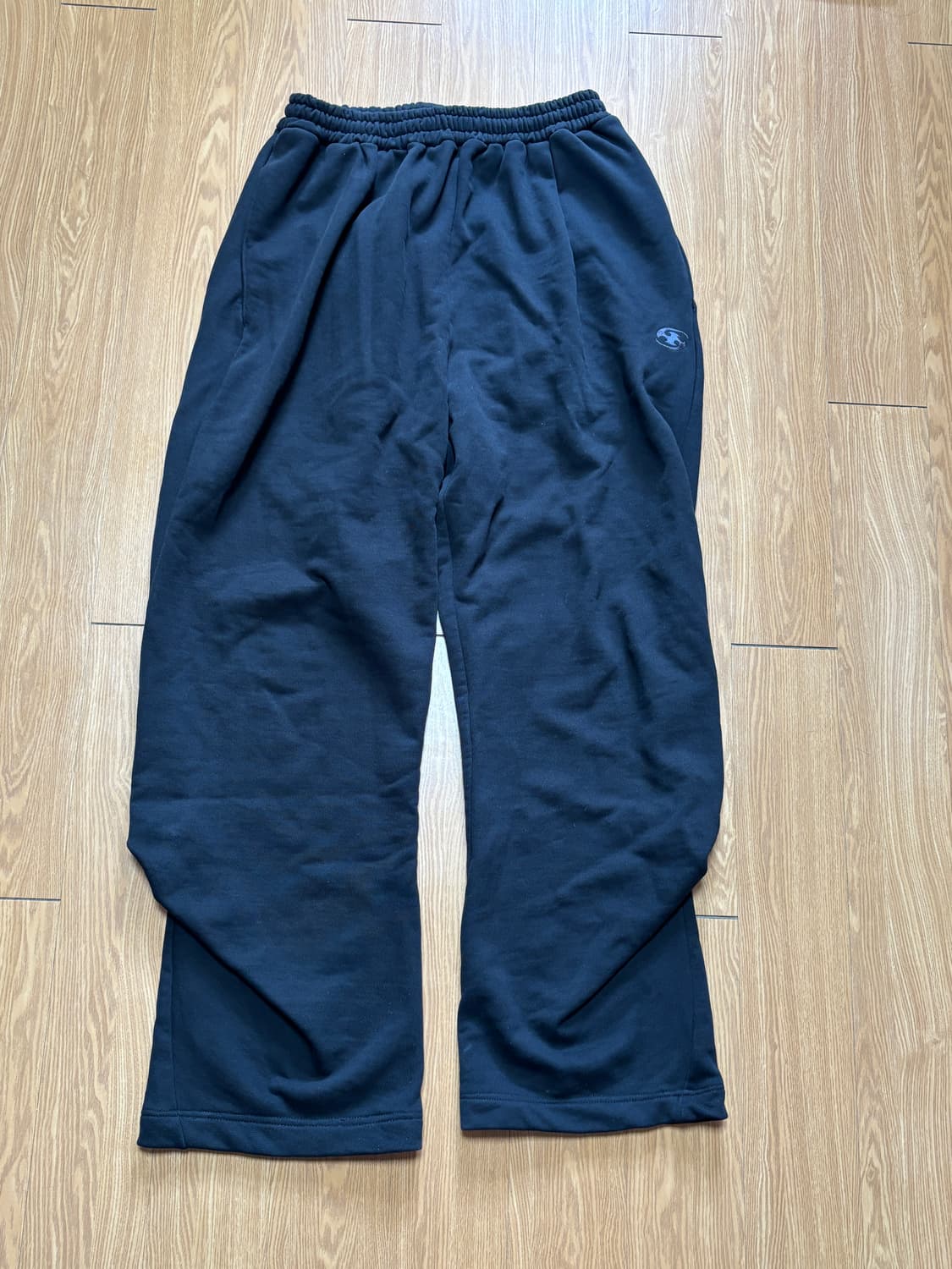 산산기어 스웻팬츠1 두 장 블랙, 그레이 상품이미지1