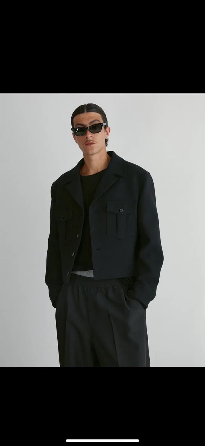 렉토 24FW카일 밀리터리 울 자켓 M 상품이미지1