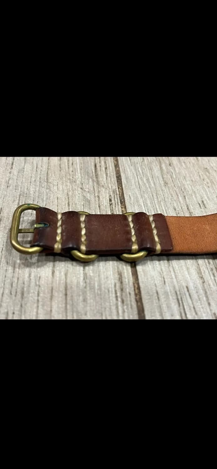 Nigel cabourn  leather watch strap  상품이미지4
