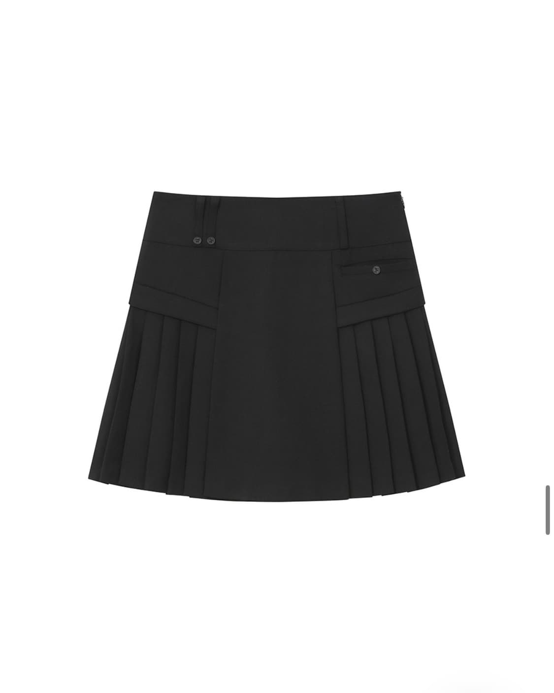 미세키서울 미디 스커트 Side pleats line midi skirt 상품이미지1