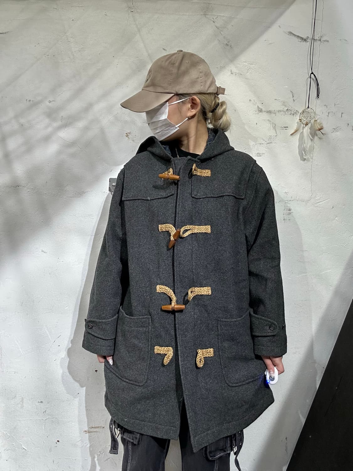 90s 폴로 랄프 로렌 그레이 떡볶이 코트 후드 자켓 95 상품이미지2