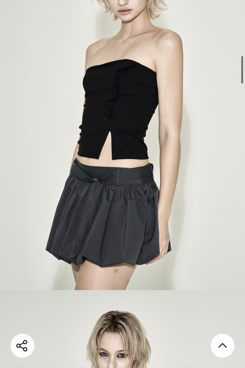 시너진 벌룬 미니스커트 상품이미지1