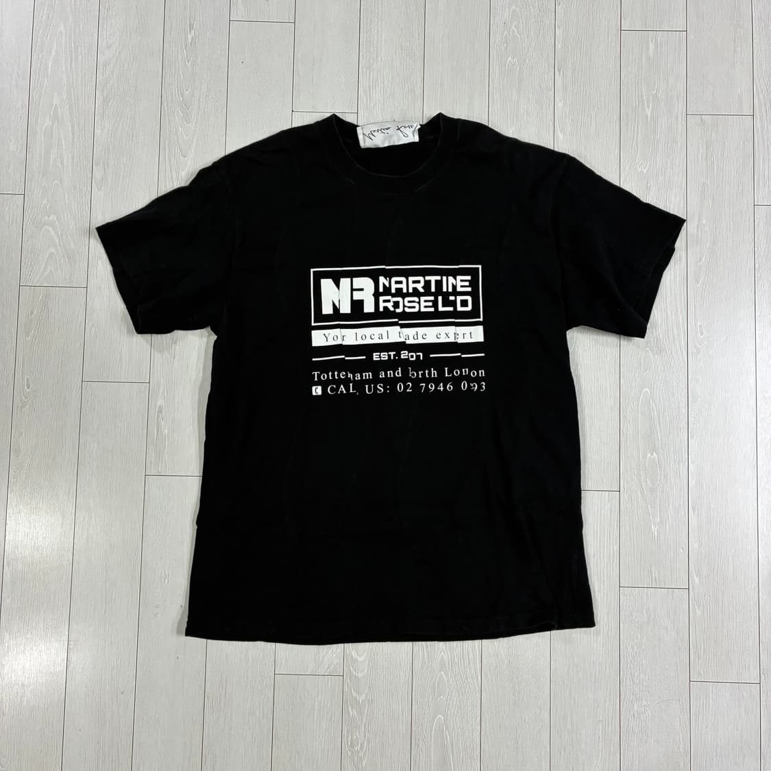 [M] 19SS 마틴로즈 워블리 로고 티셔츠 상품이미지1