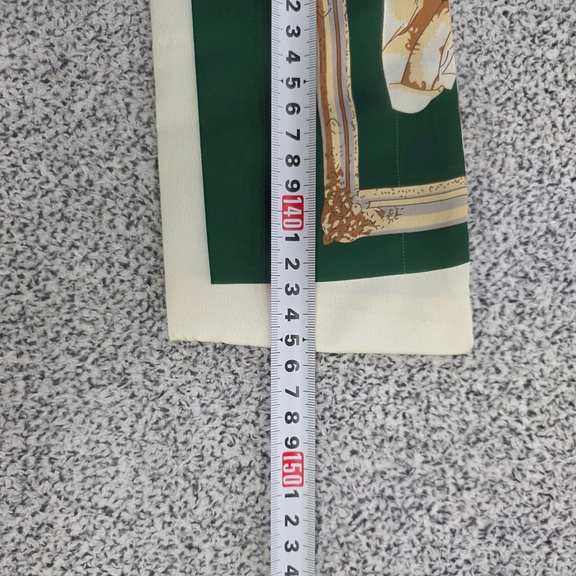 [F] 실크 배색 스카프 머플러 0203J 상품이미지6