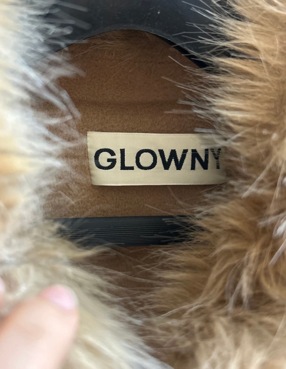 글로니 퍼 자켓 Glowny Livan Fur Jacket Camel 상품이미지6