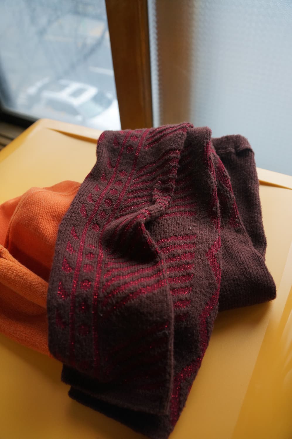 이세이 미야케 패턴 타이츠 상품이미지4