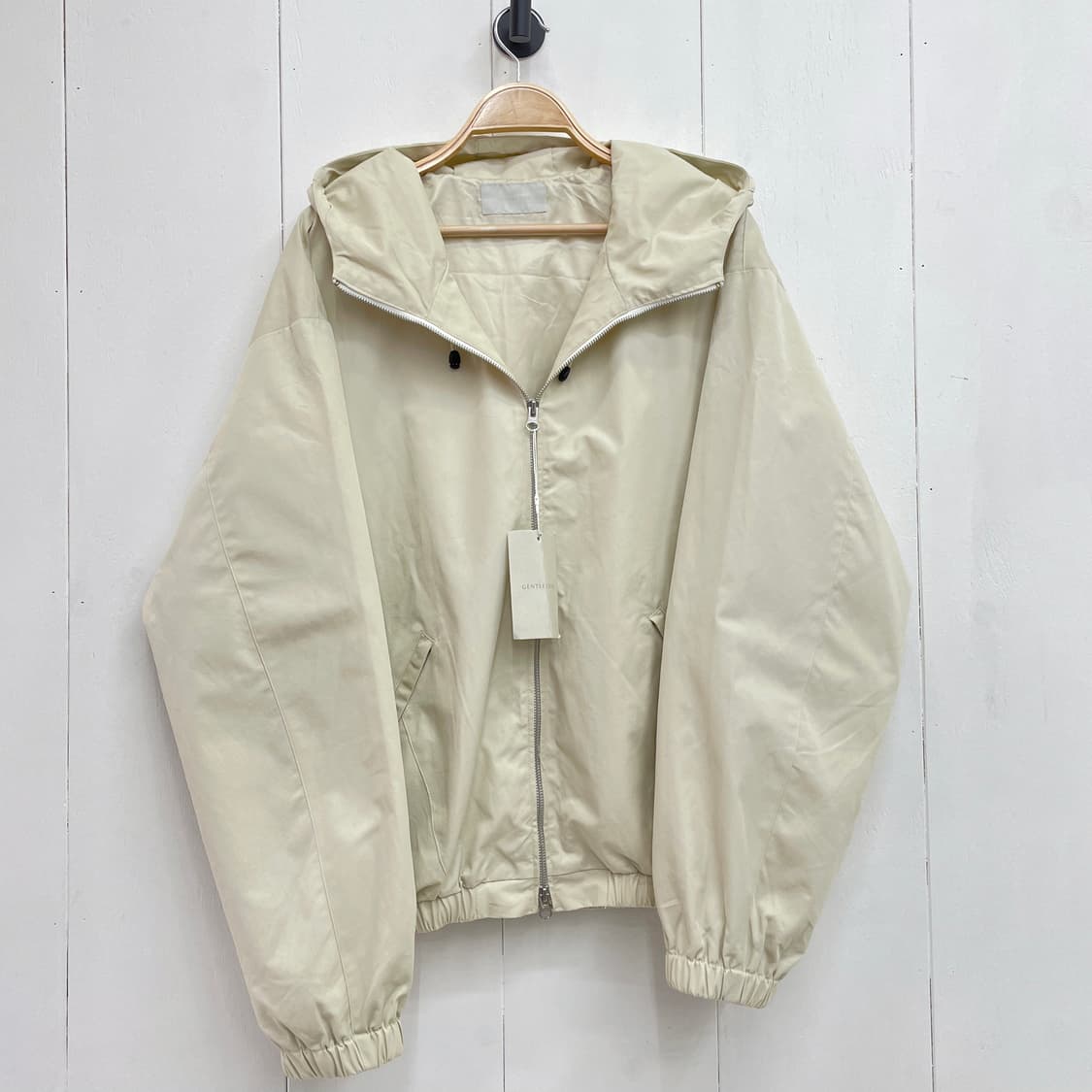 젠틀커버 후드 집업 자켓 아이보리 상품이미지7