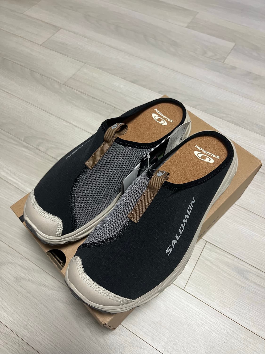 살로몬 RX 슬라이드 3.0 블랙 플럼 키튼 280사이즈 상품이미지1