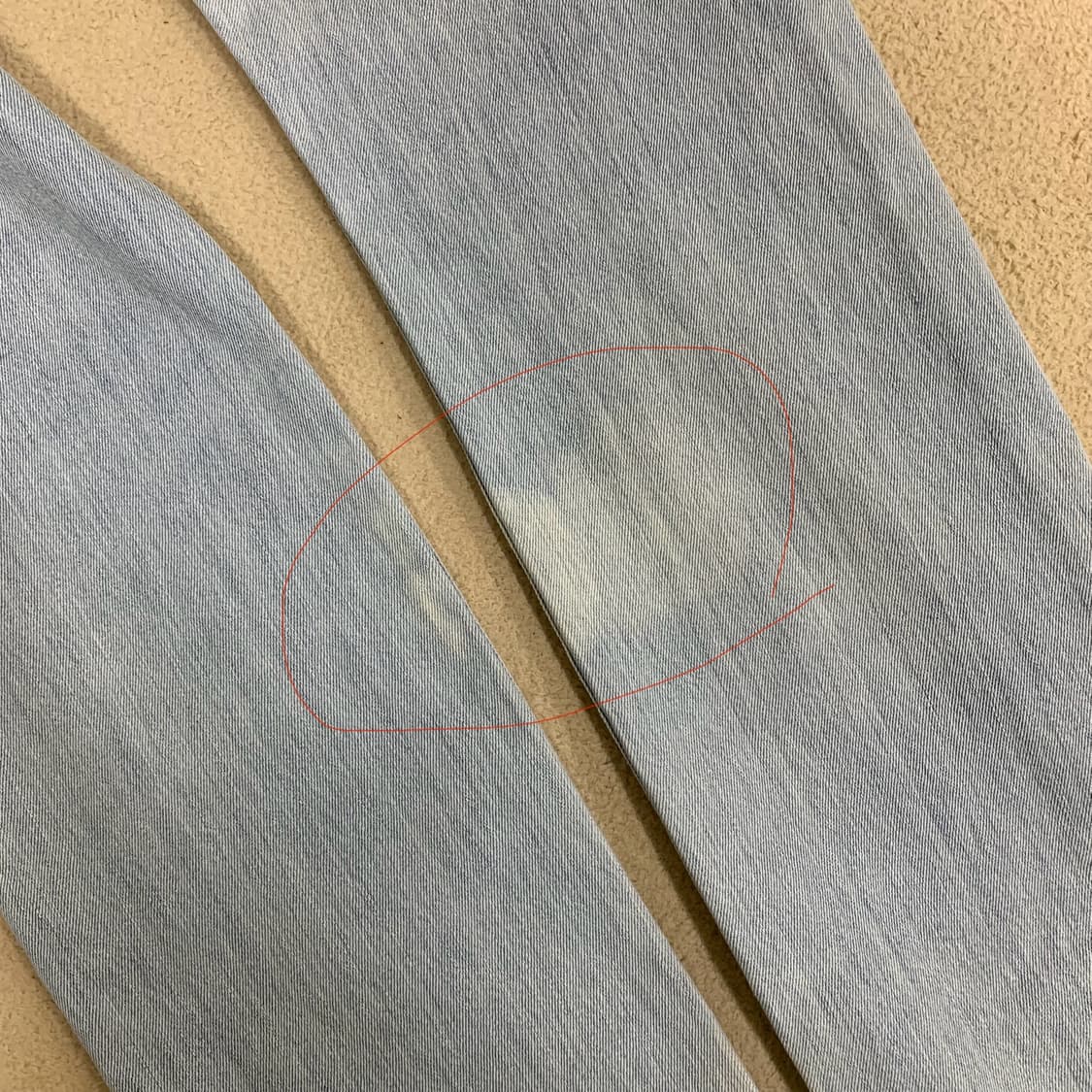 빈티지 리바이스 501 워싱 데님팬츠(34사이즈) 연청 남자청바지 상품이미지10