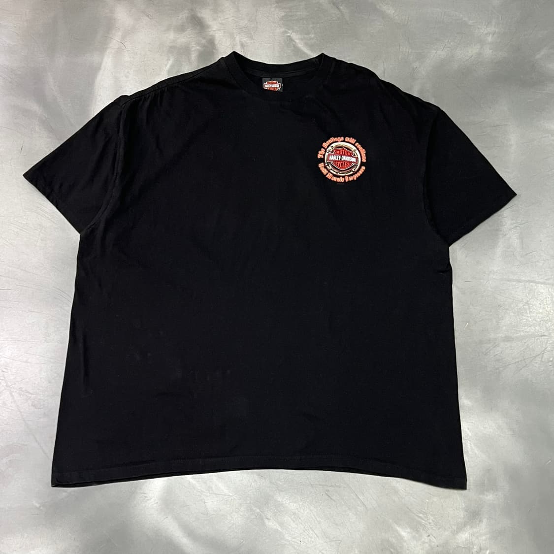  할리데이비슨 스컬 프린팅 반팔티 y15700 상품이미지1