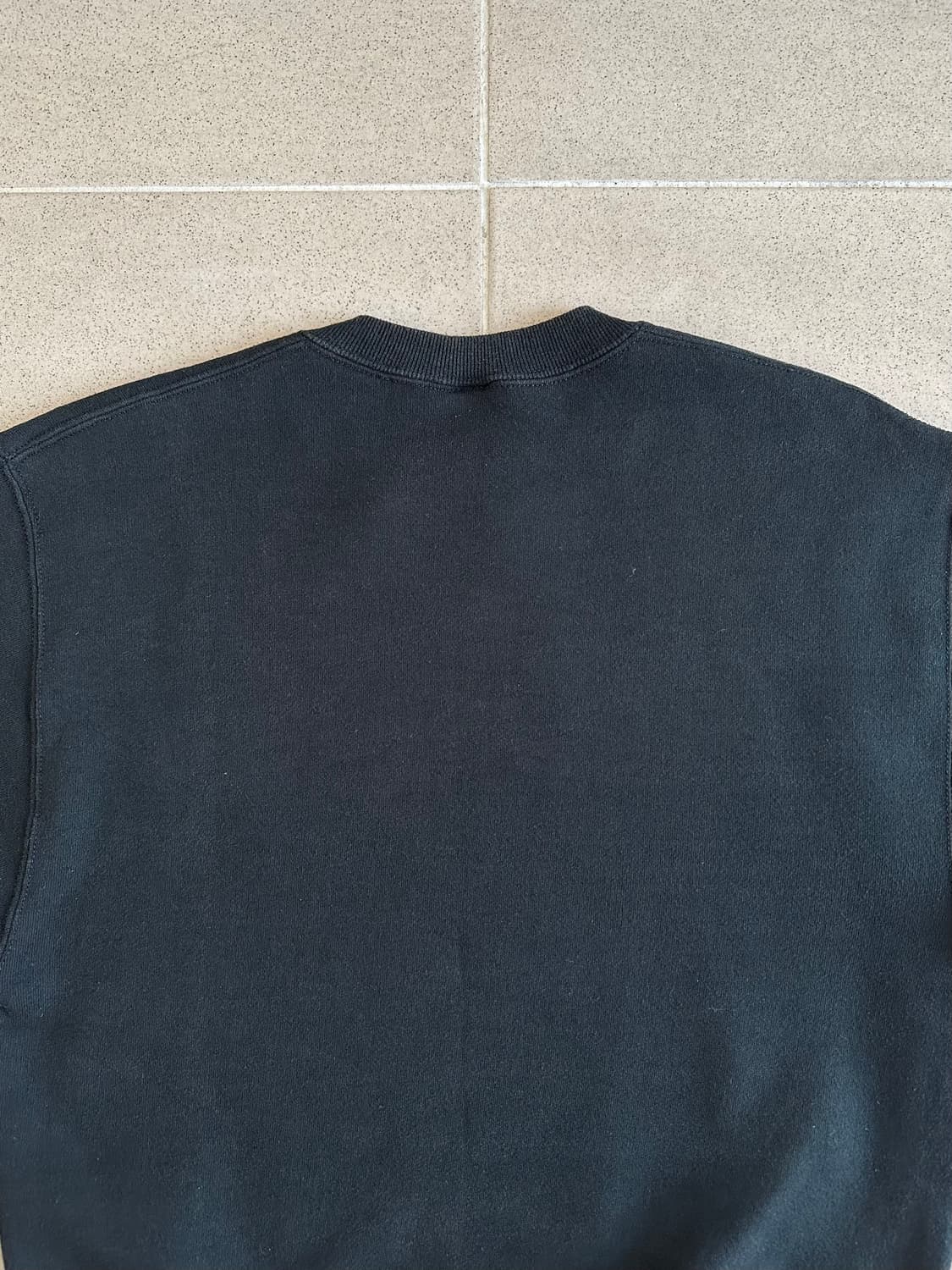 90s 빈티지 러셀 스웻셔츠 블랙 M USA 상품이미지5