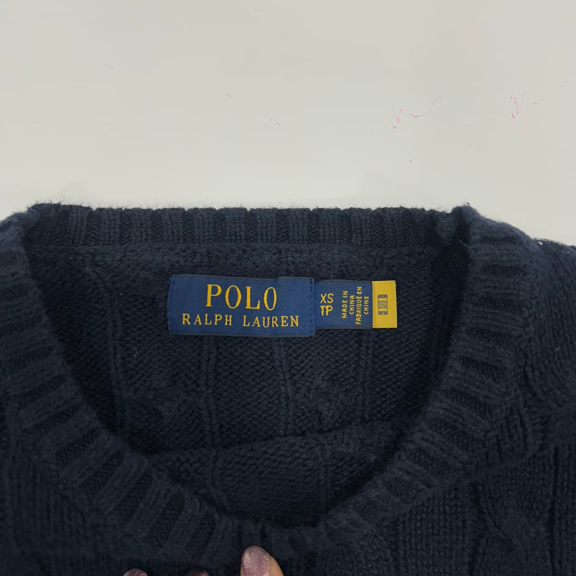 Polo 폴로 레드포니 네이비 케이블니트  상품이미지5