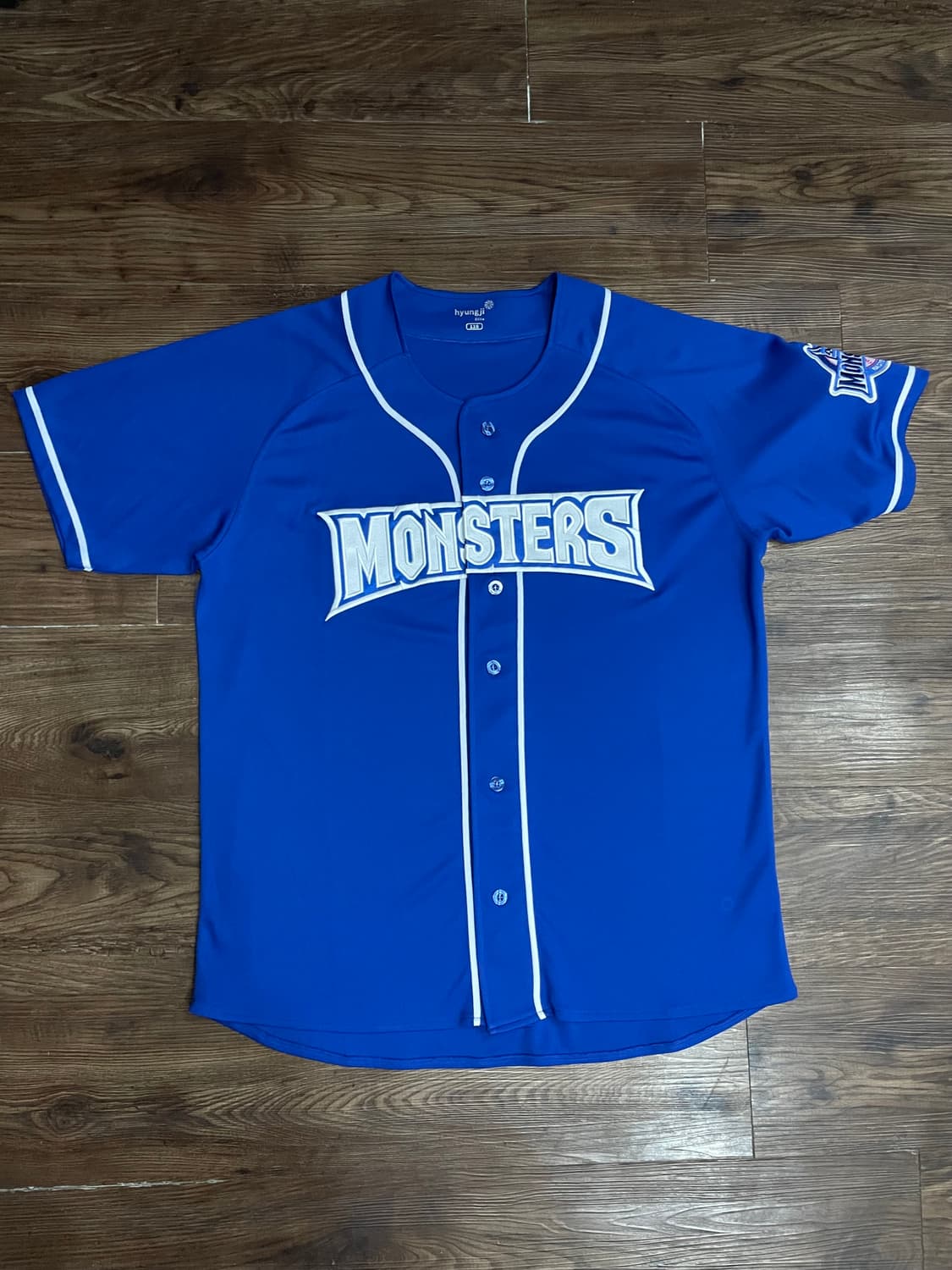최강야구 몬스터즈 어센틱 야구 유니폼 블루 상품이미지2