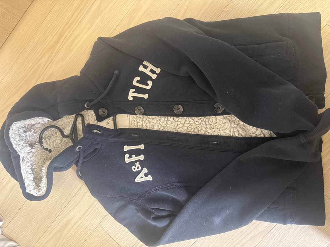 아베크롬비 양털 후드집업 세르파 빈티지 상품이미지1