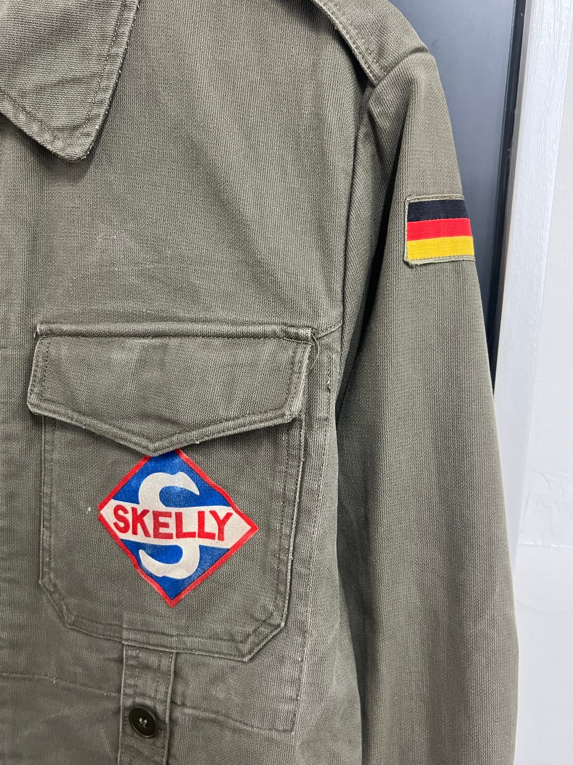 70s Military 밀리터리 독일군 오리지널 야상 셔츠 자켓 상품이미지3