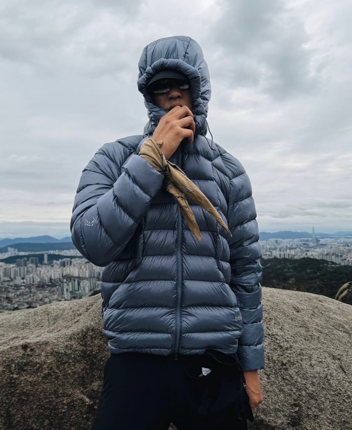 테톤브로스 패딩 블루 그레이 L 상품이미지1