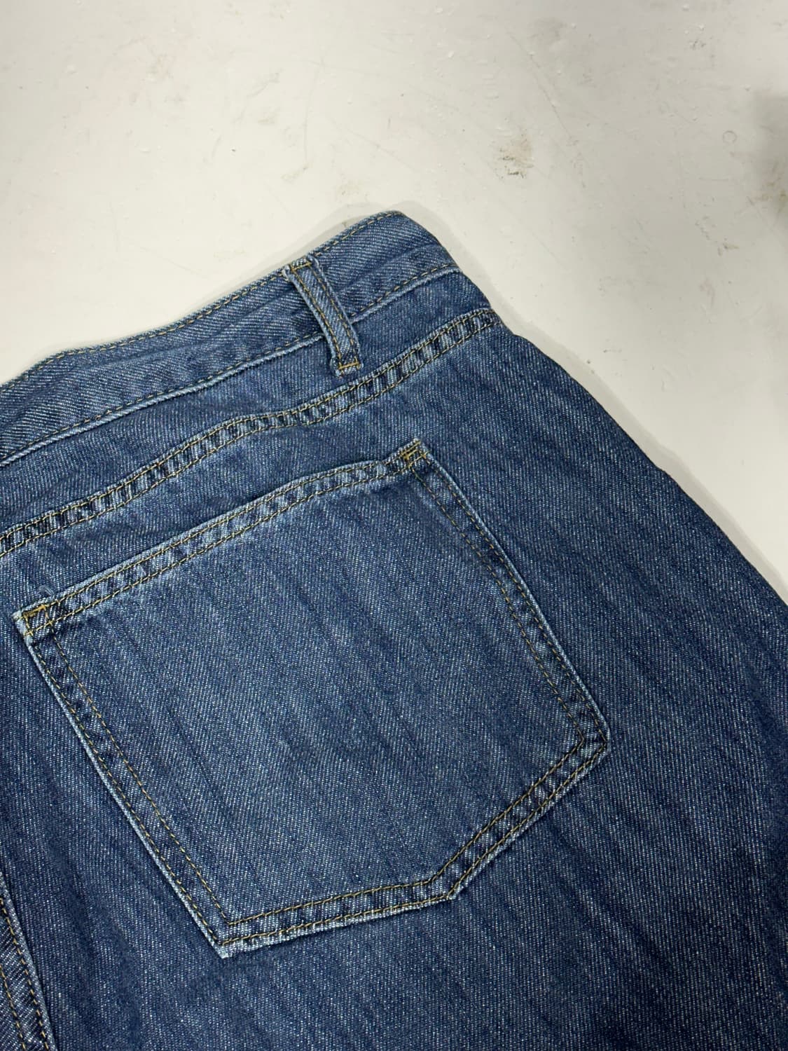 빈티지 중청 와이드 데님 팬츠 XL 상품이미지6