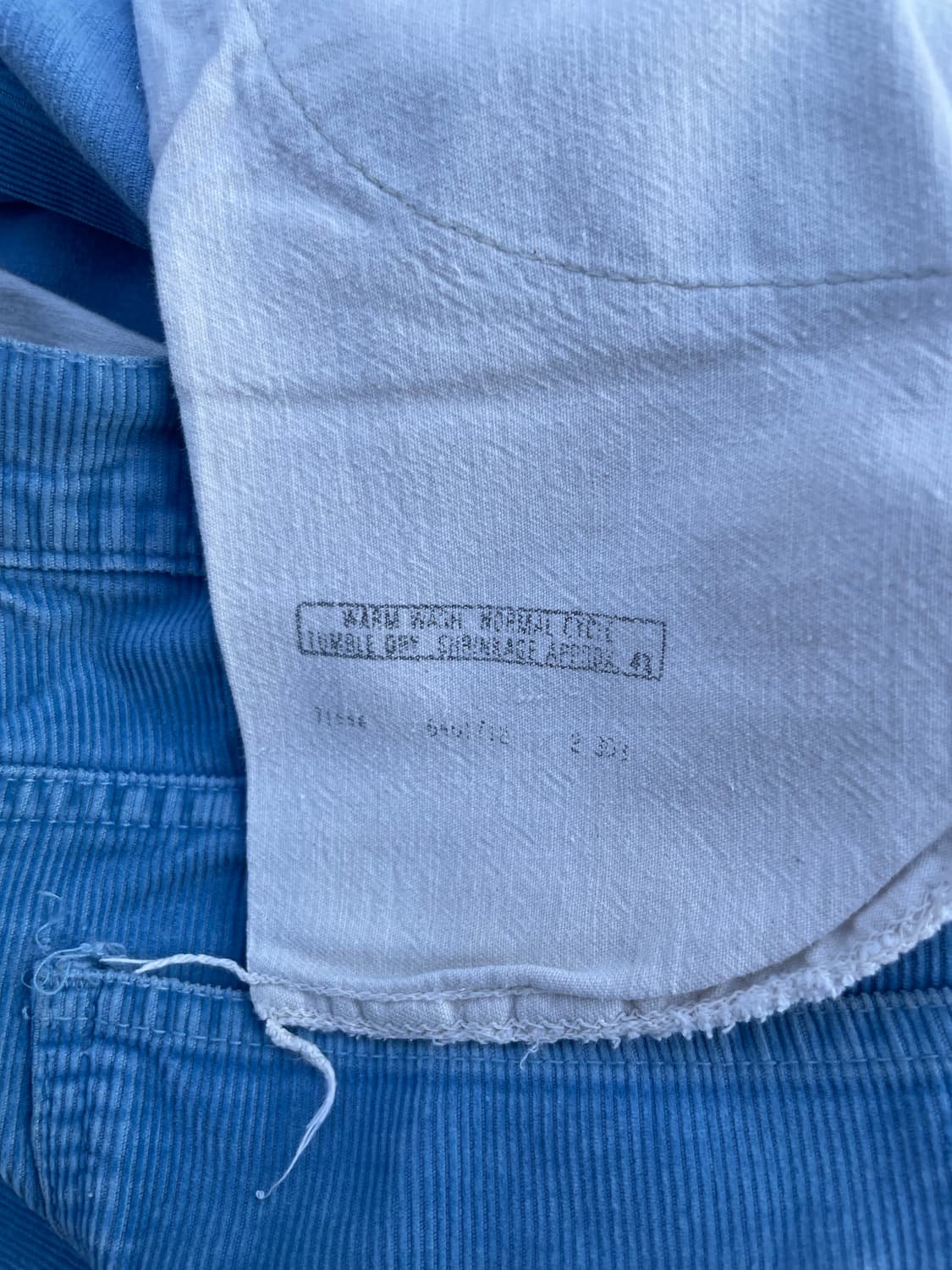 60s 리바이스 화이트탭 코듀로이 646 상품이미지6