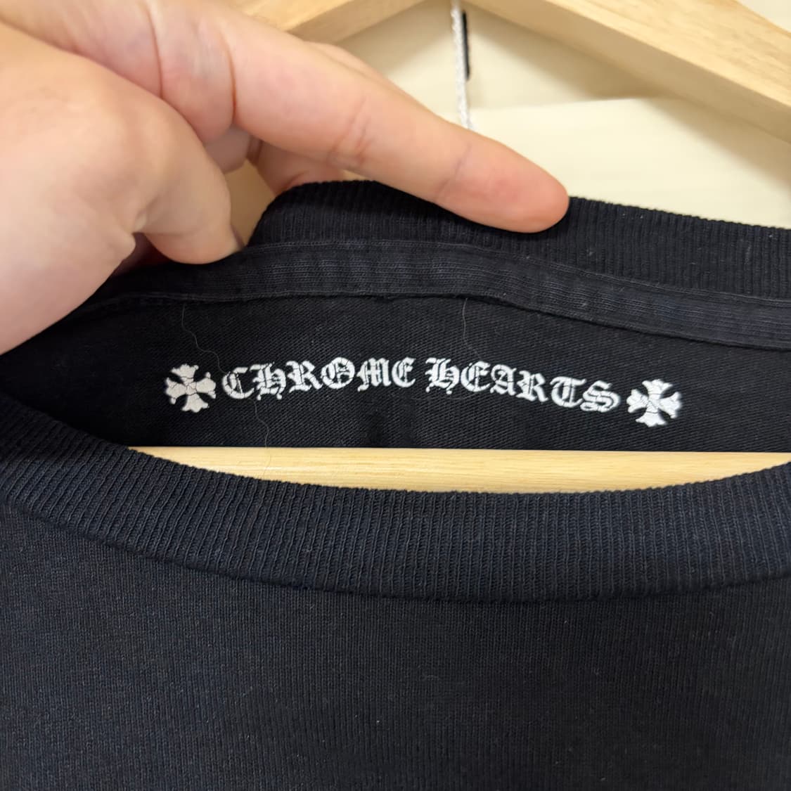 레어) 크롬하츠 플로랄 홀스슈 크로스 롱슬리브 긴팔 티셔츠 XL 상품이미지9