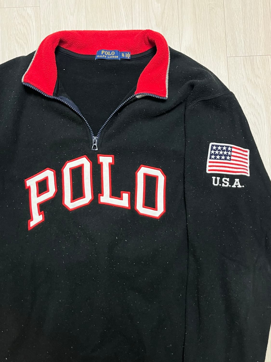 랄프 로렌 플리스 반집업 XL 상품이미지2