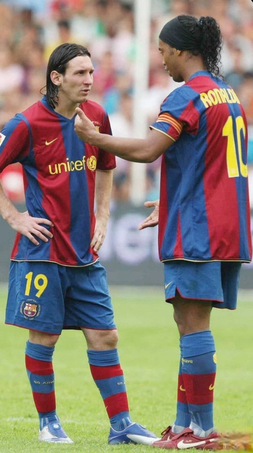 레트로)07-08시즌 바르샤 홈 호나우지뉴 유니폼 L사이즈 상품이미지8