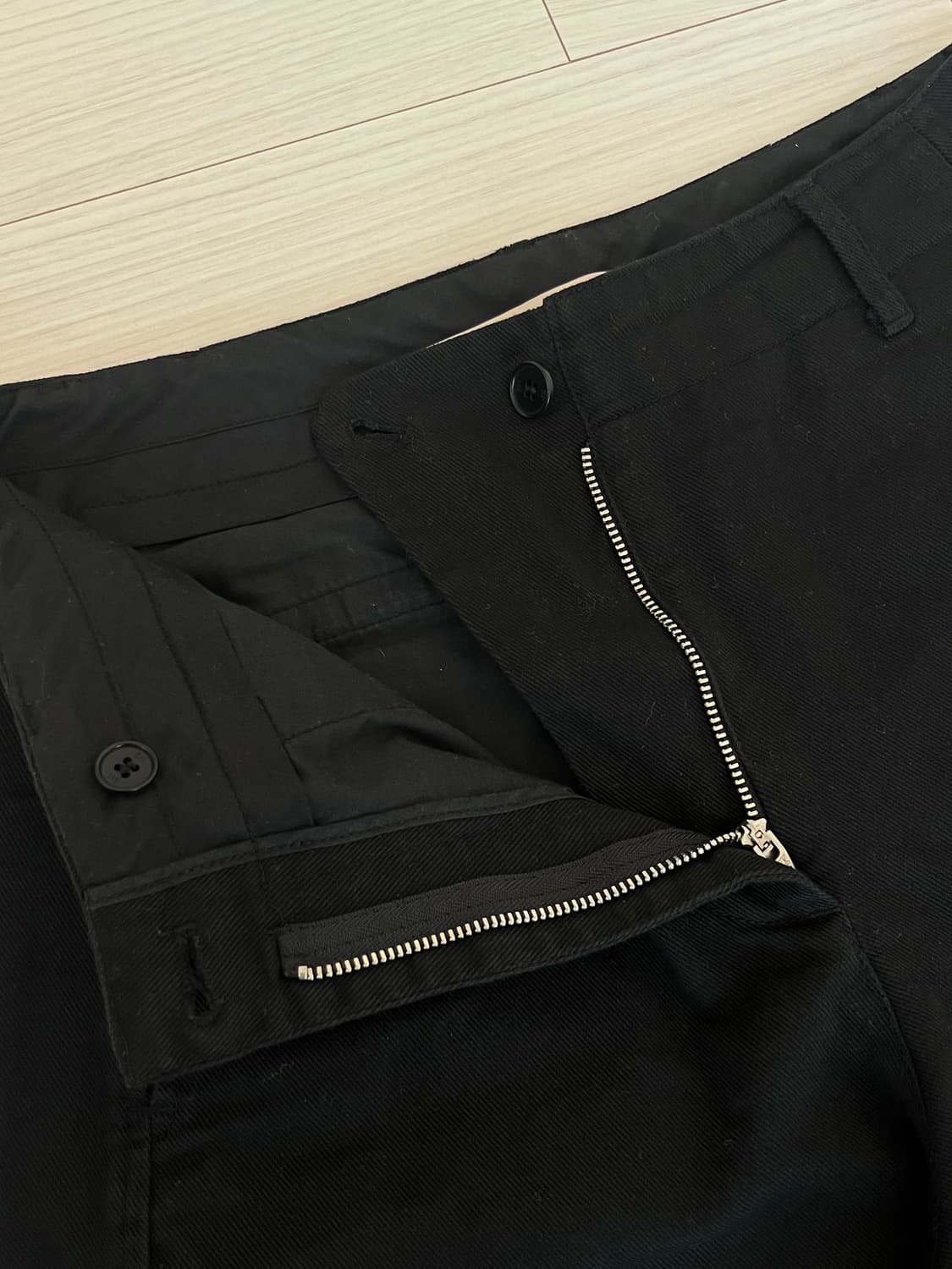 LFM 엘에프엠 와이드 레그 코튼 팬츠 블랙 1 사이즈 상품이미지6