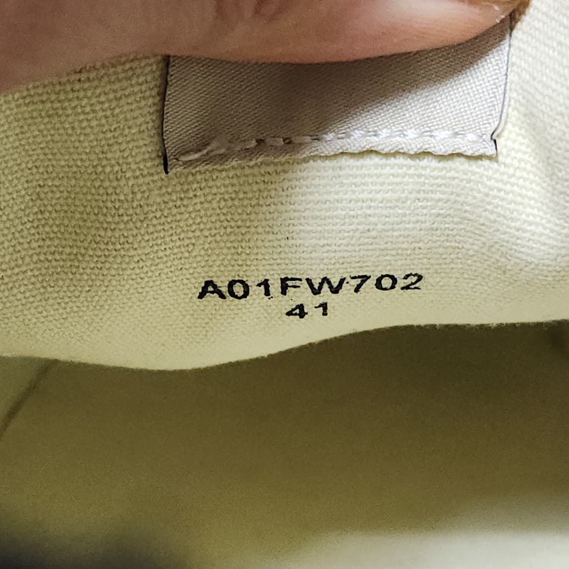 [41] 메종 미하라 야스히로 피터슨 OG 솔 캔버스 로우 스니커즈 블랙 상품이미지8