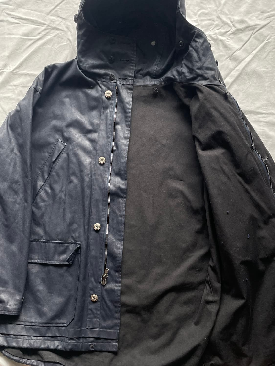 90's 폴로 스포츠 왁스 후드 코트 상품이미지6