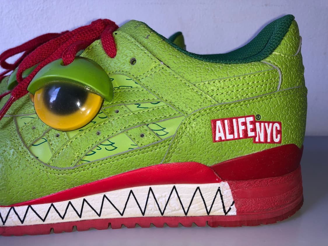 아식스 Asics X ALIFE 젤 라이트 III 그린 몬스터 275 상품이미지3