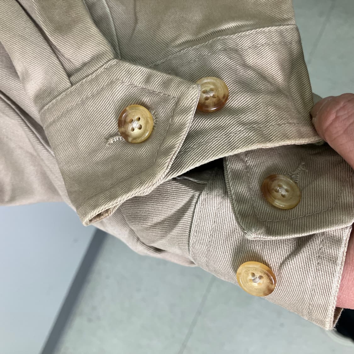 폴로 랄프로렌 베이지 베이포트 블루종 자켓 L 상품이미지8