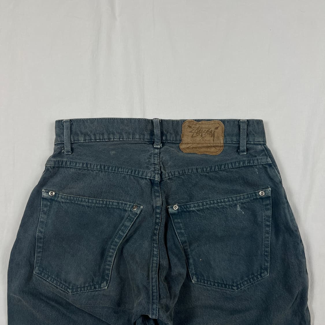 90‘s 스투시 stussy 쇼트 데님팬츠 반바지 상품이미지7