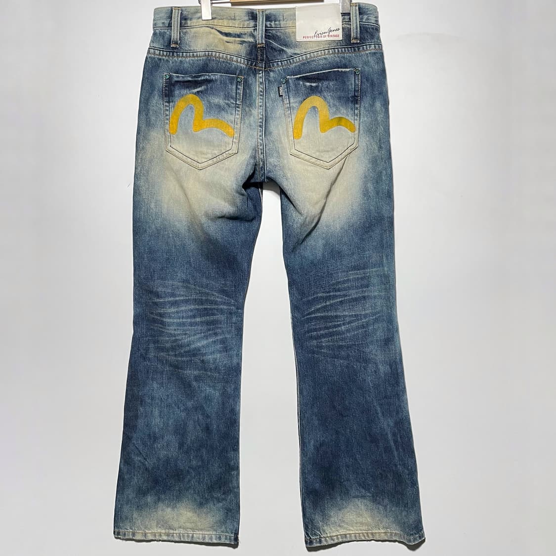 EVISU 에비수 청바지 옐로우 갈매기 데님팬츠 상품이미지1