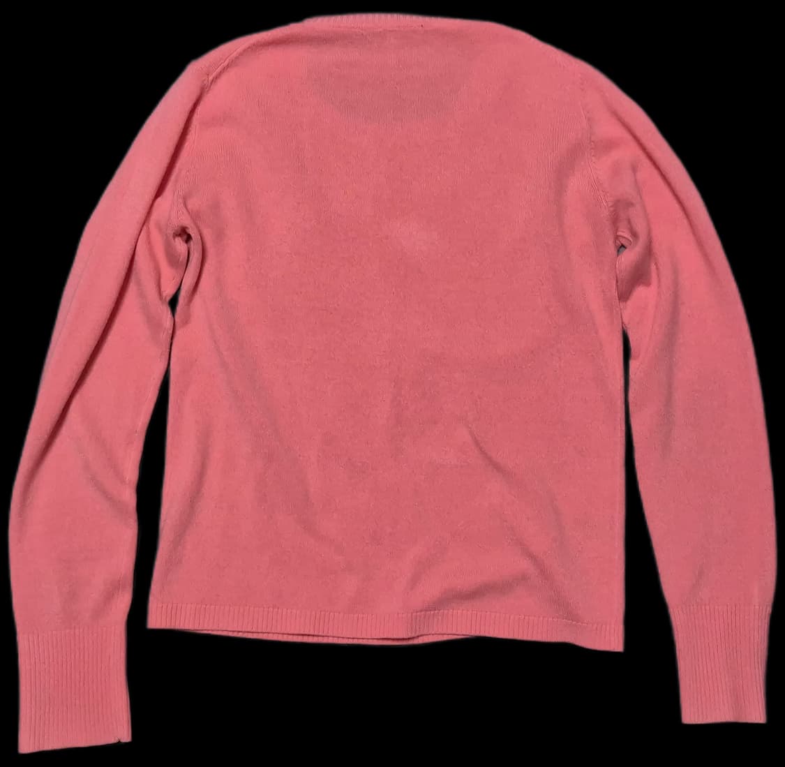 코랄핑크 빈티지 니트 티셔츠 상품이미지3