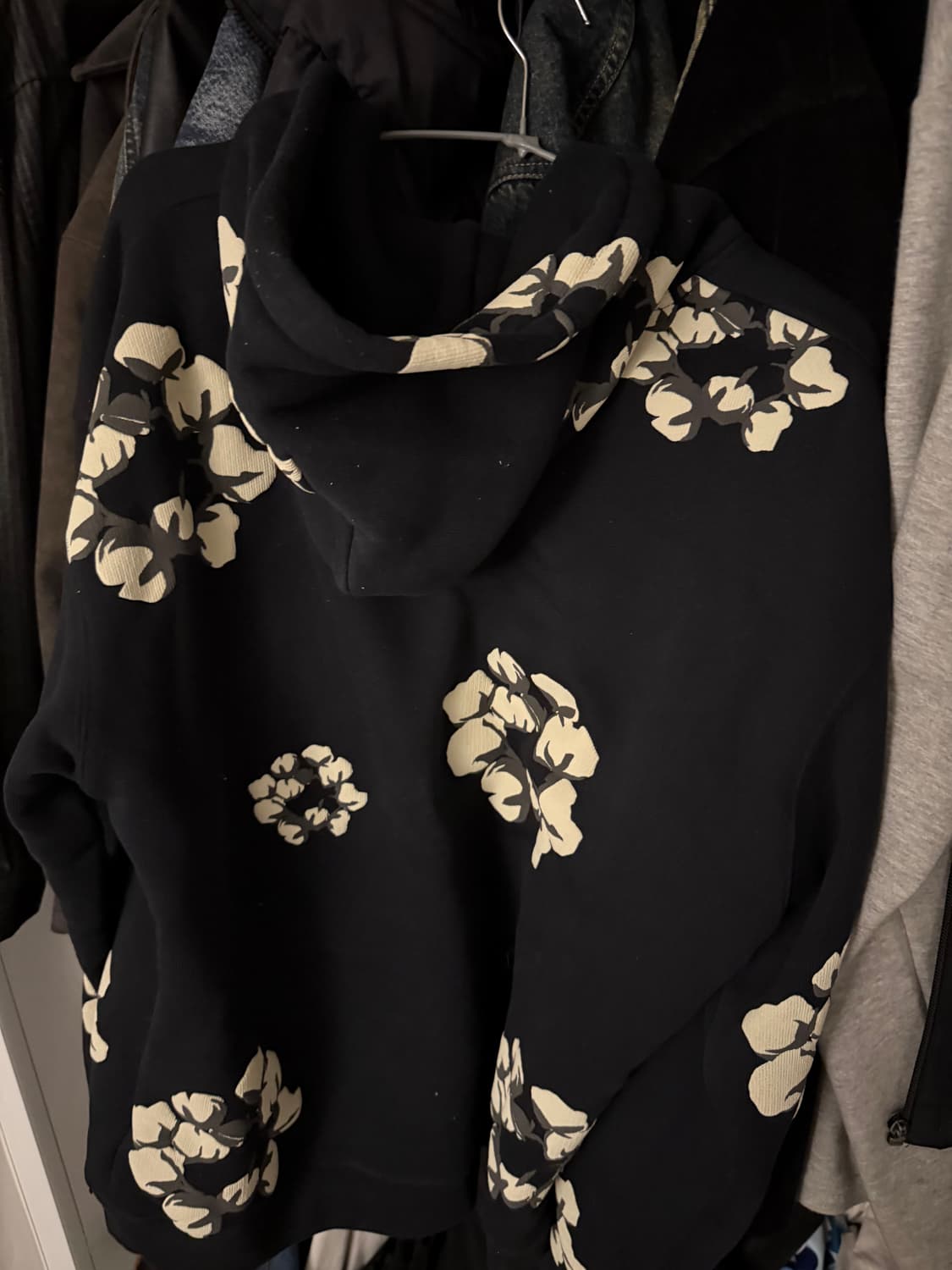 Denim Tears 데님티어스 x cpfm 리쓰 후드 블랙 L사이즈 상품이미지4