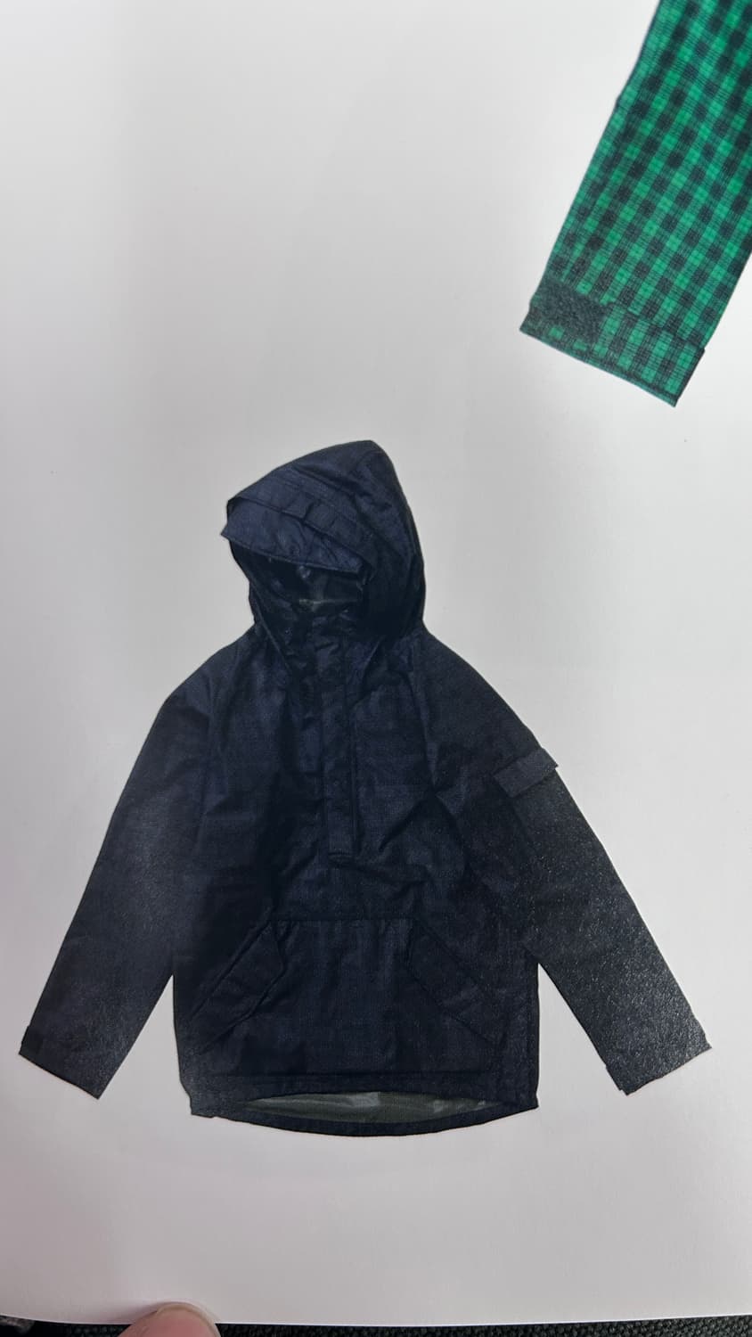 비즈빔 고어텍스 올블랙 아노락 노마드 풀오버 자켓 M 상품이미지10