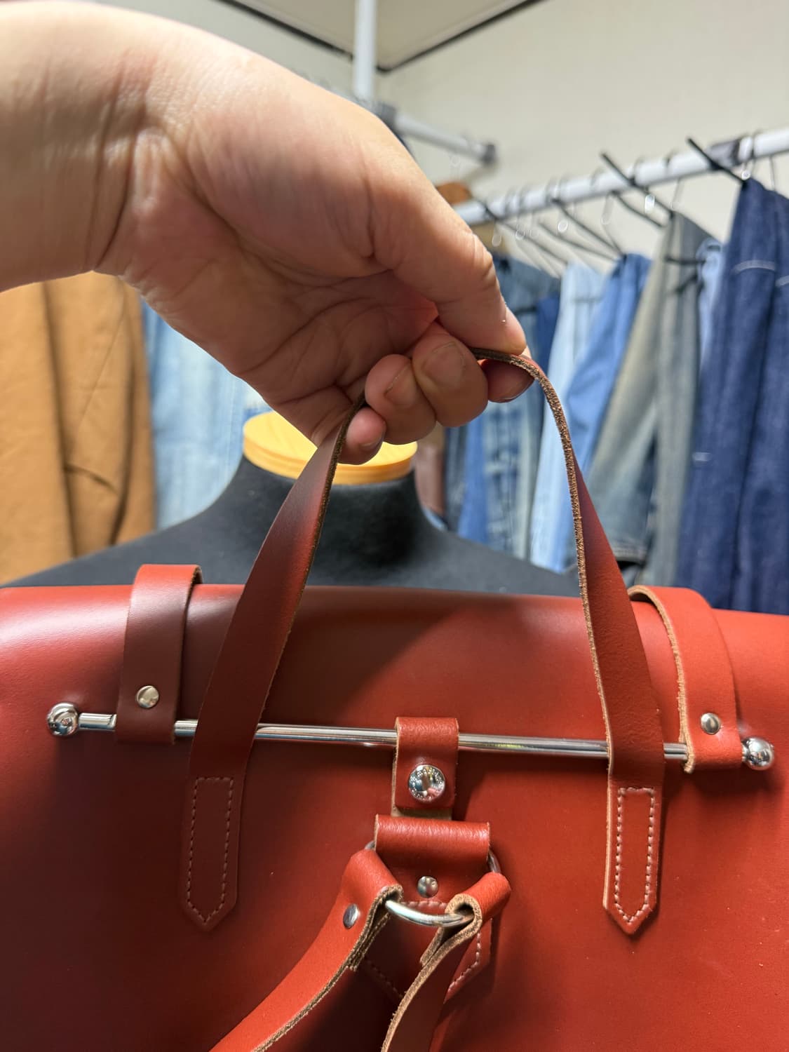 캠브리지 레더 사첼백 상품이미지6