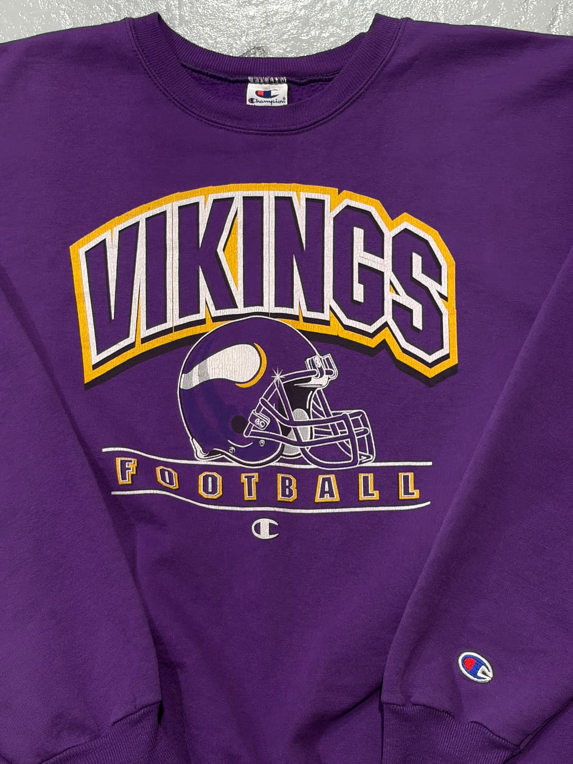 90s Champion MIENNESOTA VIKINGS 스웻셔츠 상품이미지2