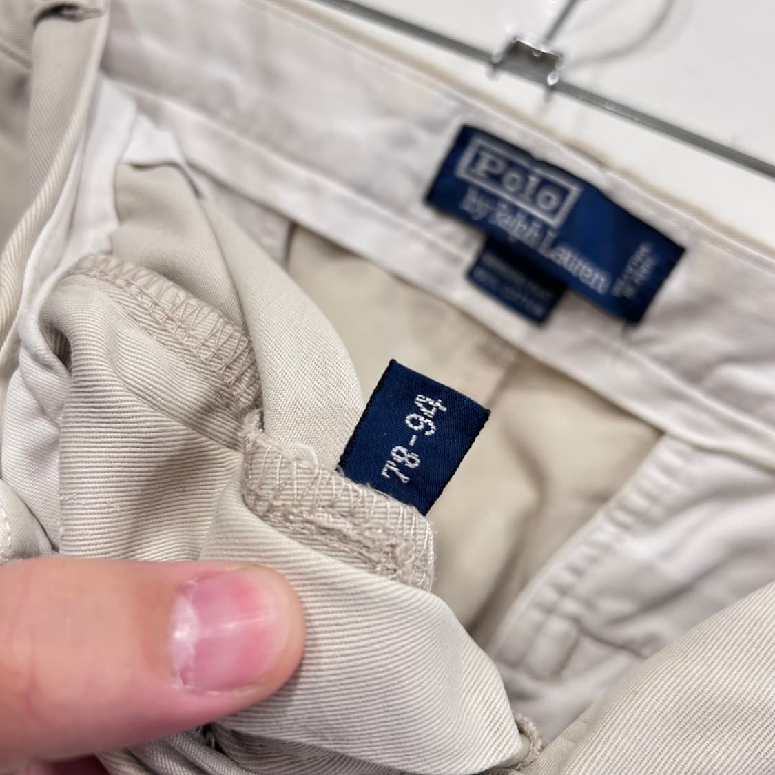 폴로 랄프로렌 90s 투턱 레귤러핏 치노팬츠 상품이미지4