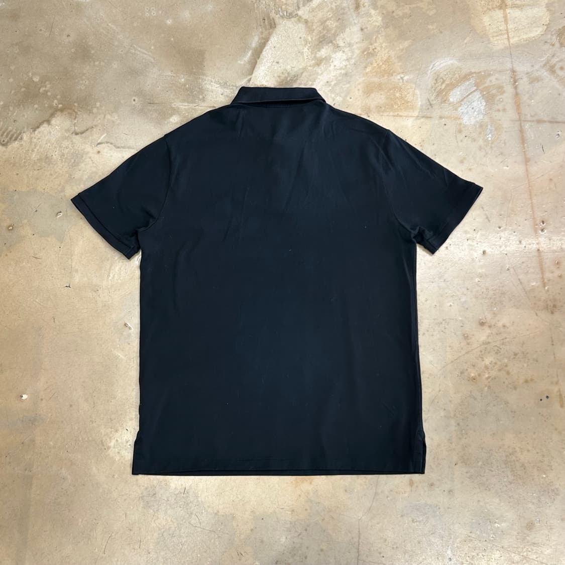 L 폴로랄프로렌 커스텀 슬림핏 스트레치 메시 블랙 카라 반팔티 상품이미지3